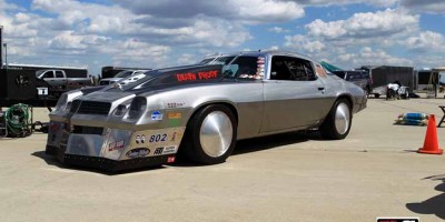 chevy camaro land speed record car at ECTA event