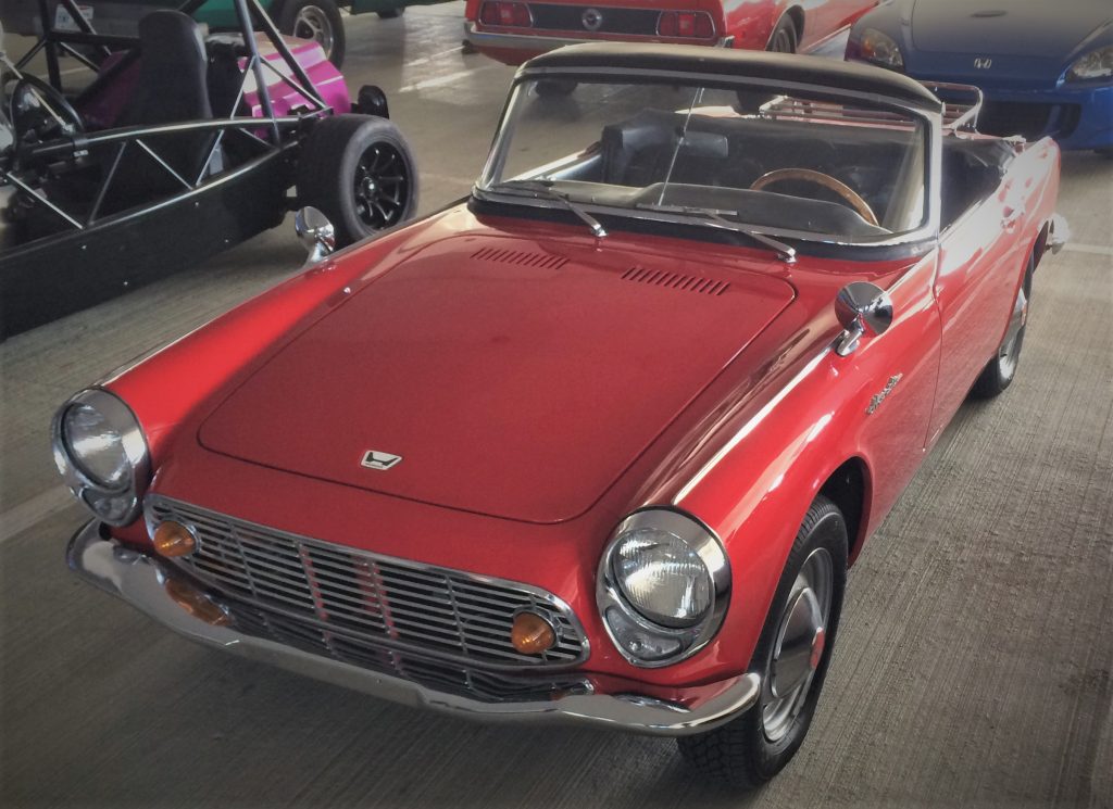 1966 honda s600 sports car, front driver side