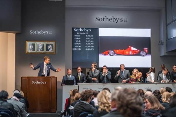 Schumacher's Ferrari sells for record $7.5 million