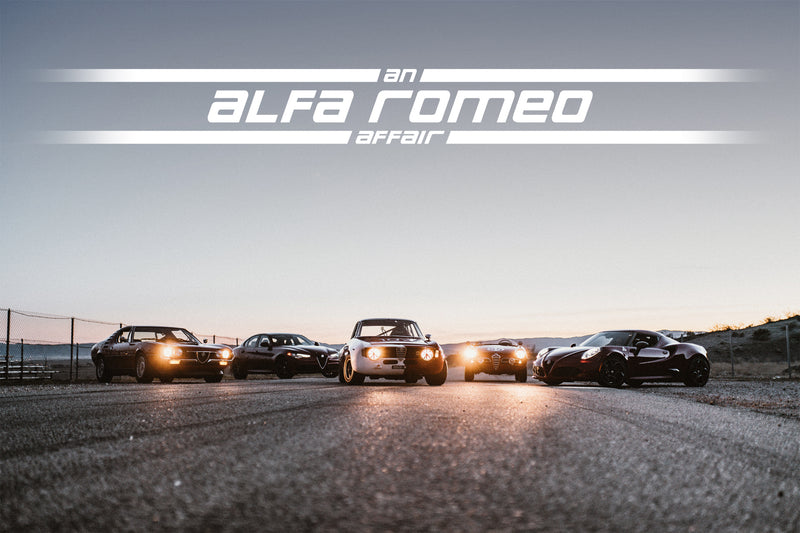 An Alfa Romeo Affair - Driving the Giulia, 4C, GTA, Montreal, and Giulietta at Willow Springs