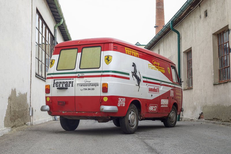 This 1973 Fiat 238 Officially Served Belgium’s Biggest Ferrari Dealer