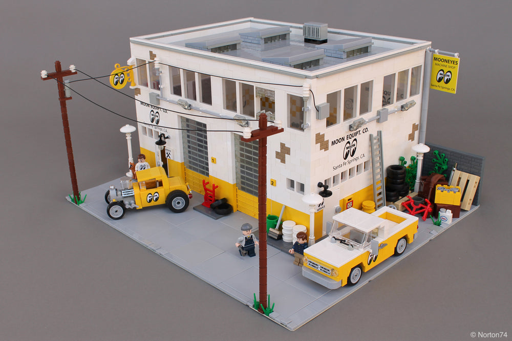 This LEGO MOONEYES Garage Has All The Right Pieces