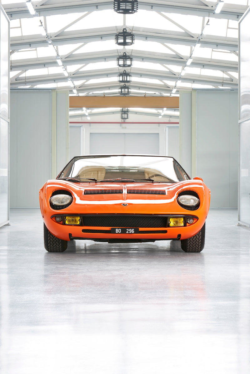 Lamborghini Polo Storico Certifies The Identity Of The Miura P400 Used In The Italian Job