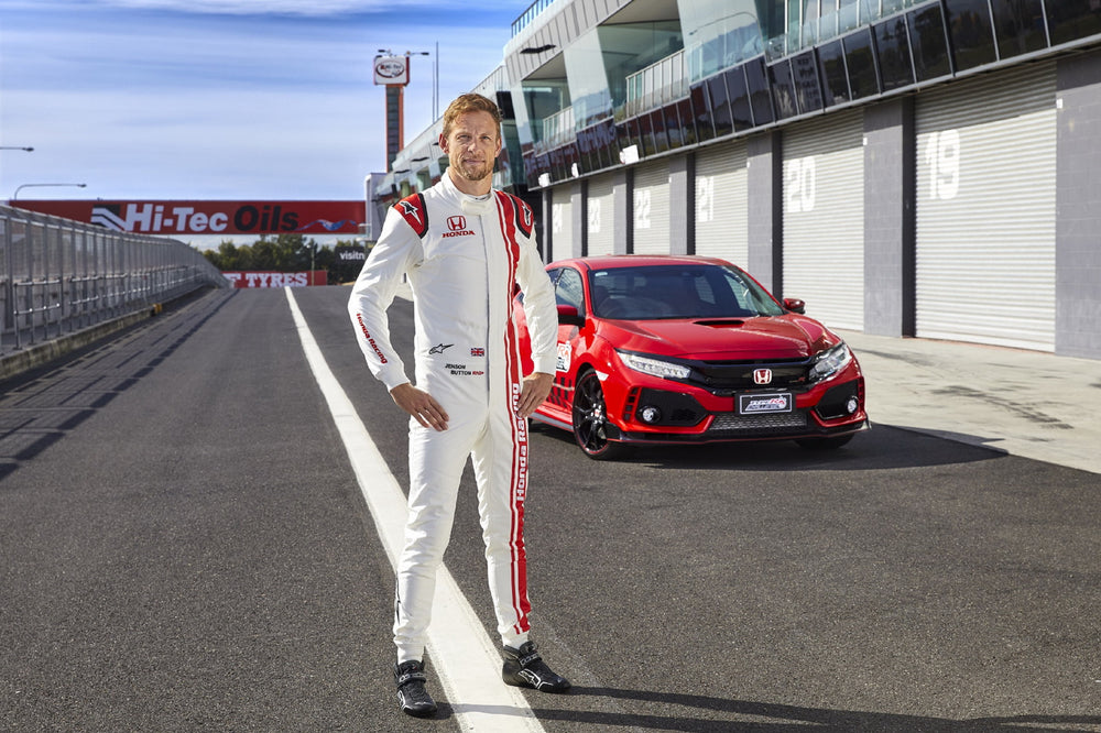 Jenson Button And The Honda Civic Type R Prove To Be A Record-Breaking Combination At Bathurst, Australia