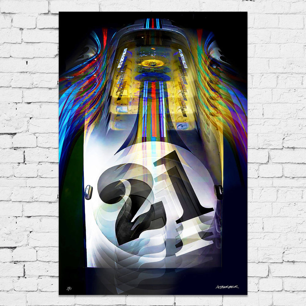 Relive Le Mans With A Psychedelic Twist In The Latest Artwork To Land In The Shop