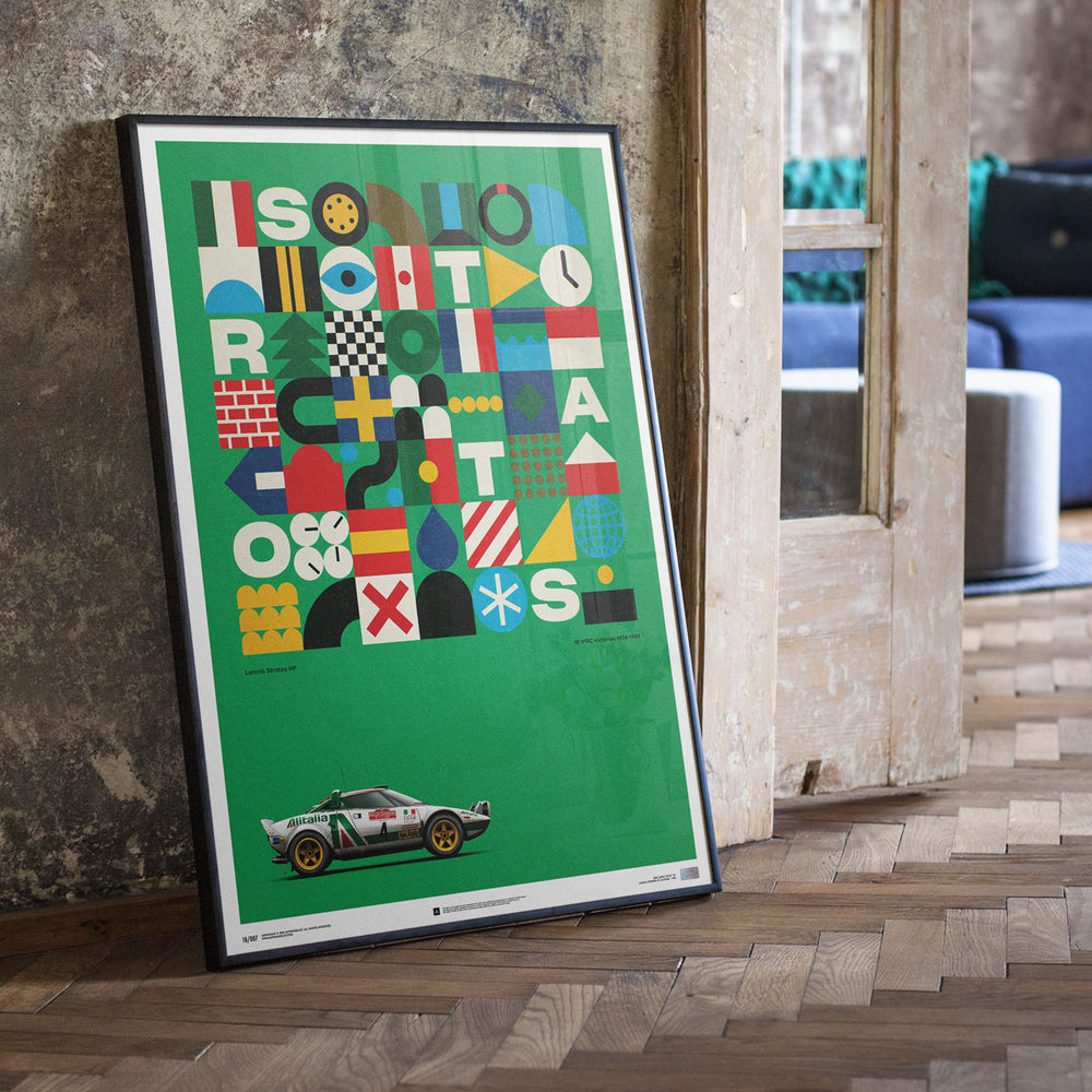 Let Automobilist Hang A Porsche 906 Or A Lancia Stratos In Your Living Room