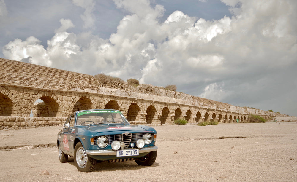 This African-Crossing Alfa Romeo Sprint GT Continued On Across Israel And Greece