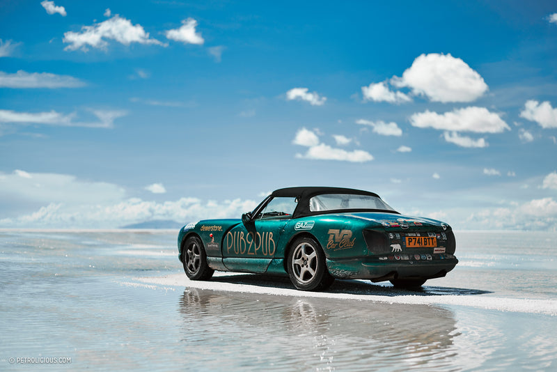 Driving A TVR Chimaera Through Salt And Dirt In Pursuit Of A Cold Beer At The End Of The Earth