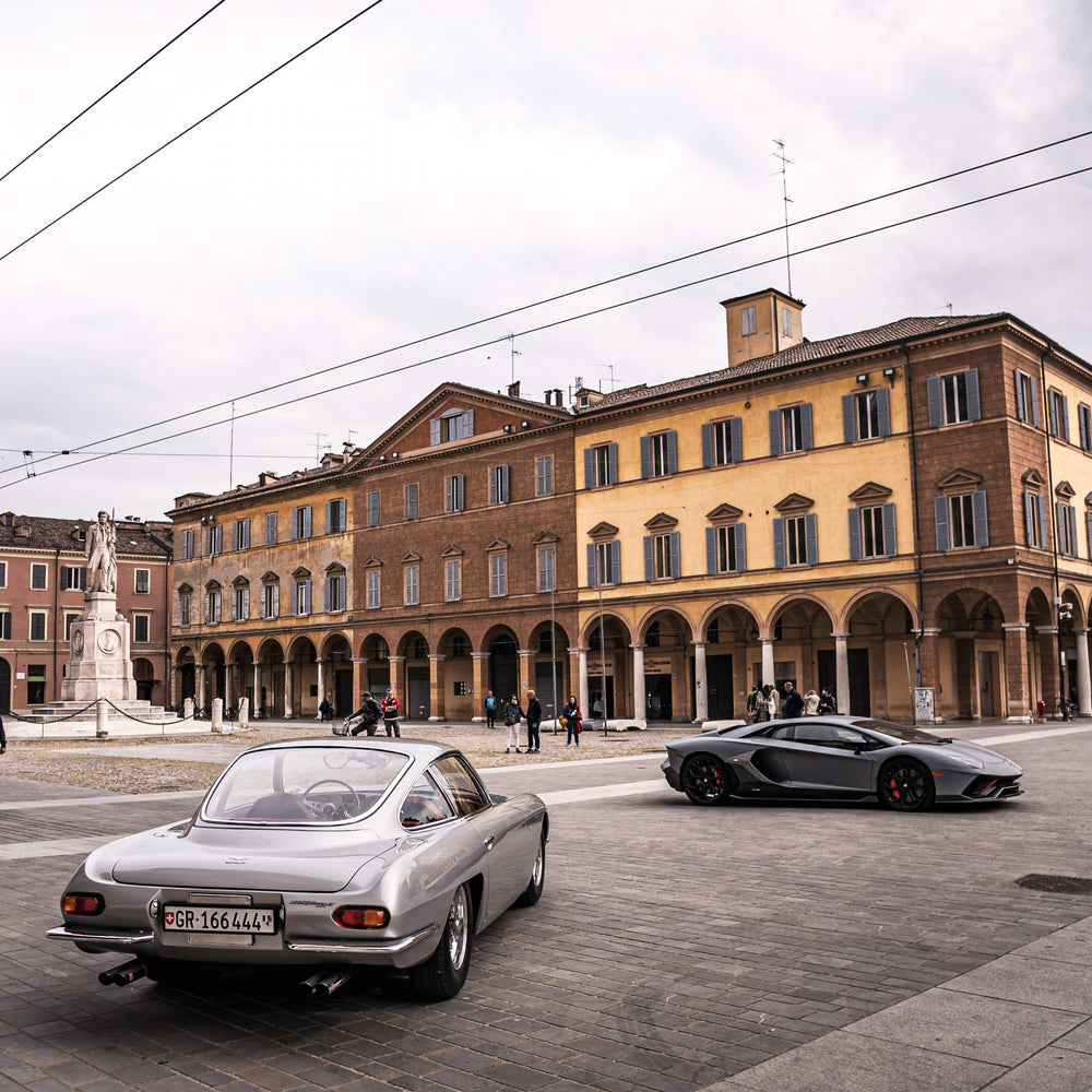350 GT Meets Aventador Ultimae: These Are The Very First And Last Lamborghinis To Be Powered By A V12 Engine