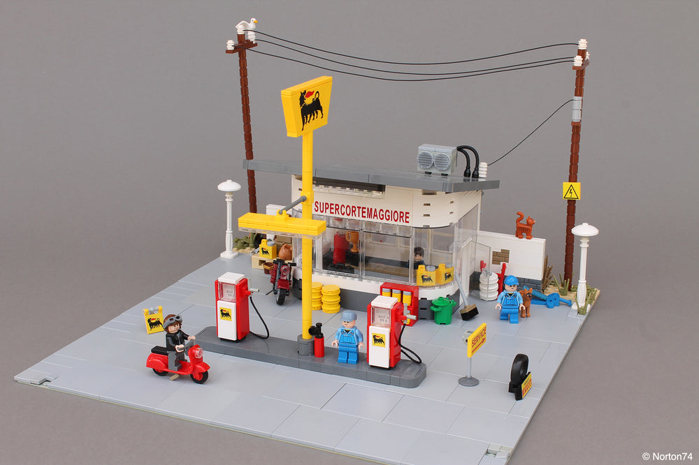 Italian Nostalgia Is A Six-Legged Dog And A Miniature Gas Station