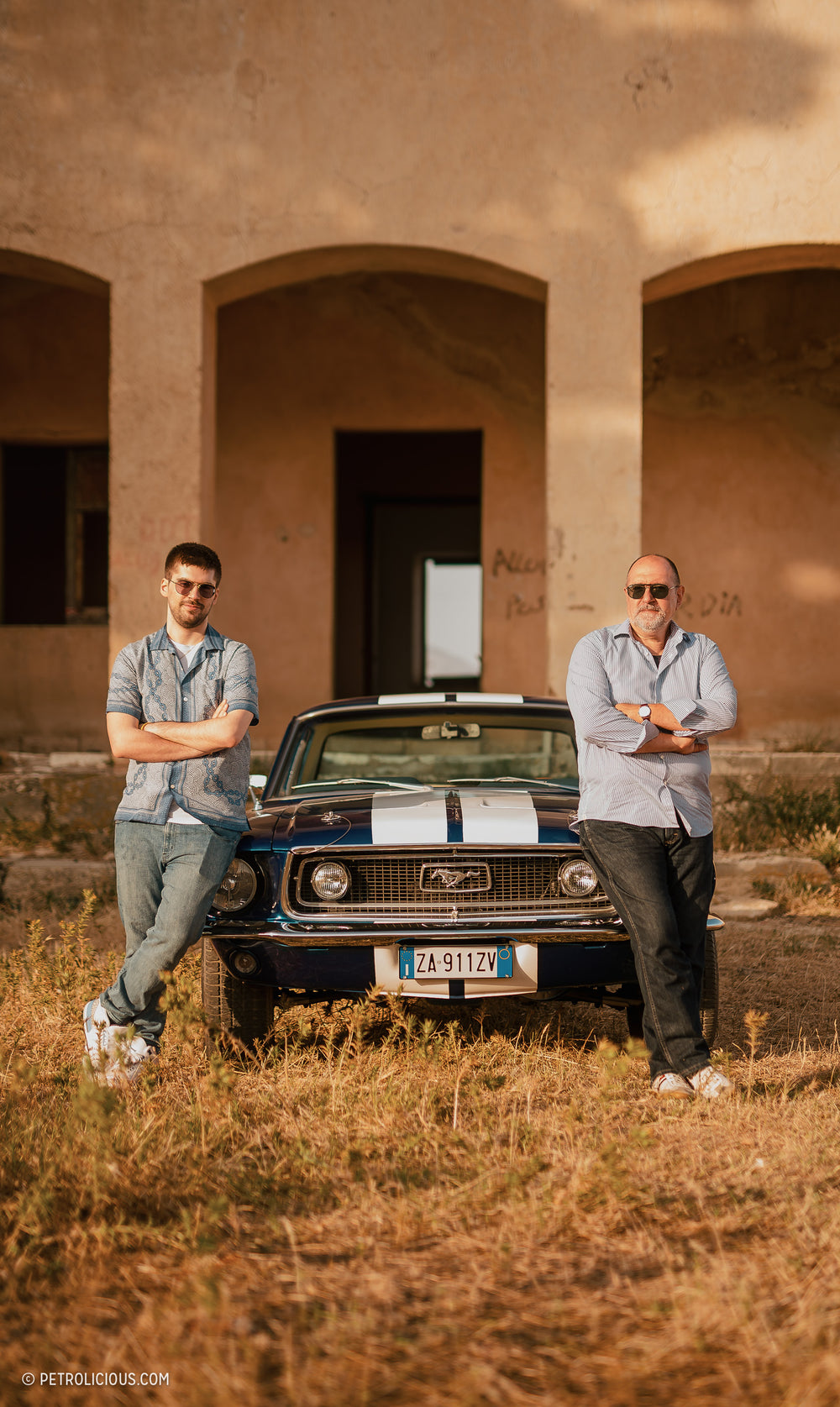 A Father And Son, An Imported 1968 Ford Mustang Coupe, And A Sicilian Ghost Town