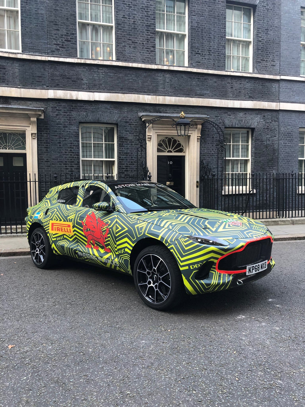 Aston Martin DBX Made A Surprise Visit To 10 Downing Street For St David's Day