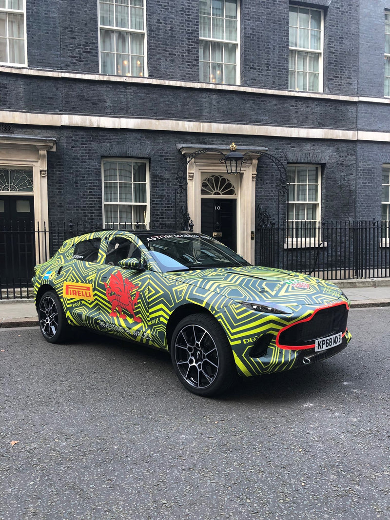 Aston Martin DBX Made A Surprise Visit To 10 Downing Street For St David's Day
