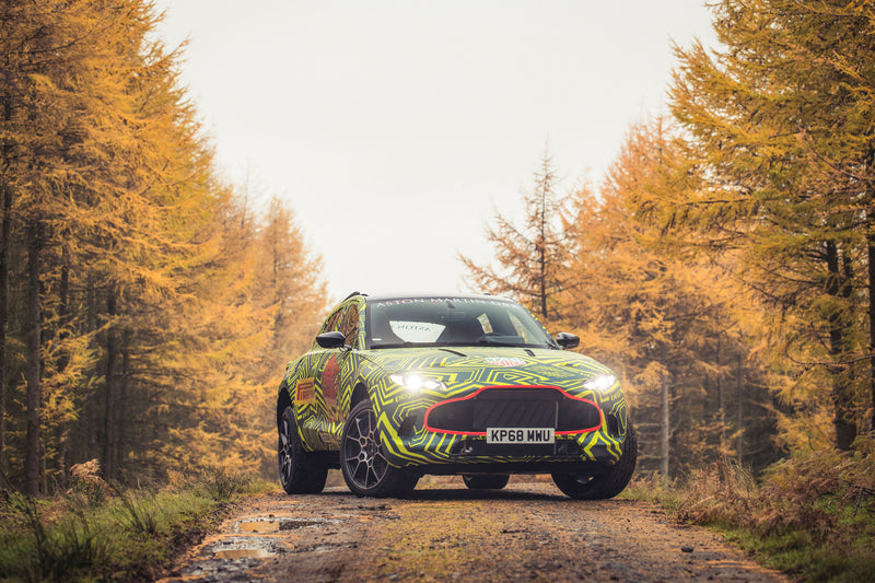 Aston Martin Just Tested A Prototype Of Its First DBX SUV On A Welsh Rally Stage