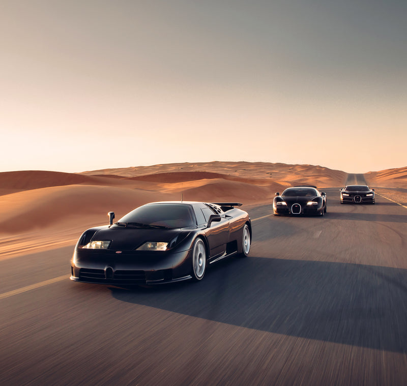 Bugatti Brings Out A Rare EB110 To Meet The Family