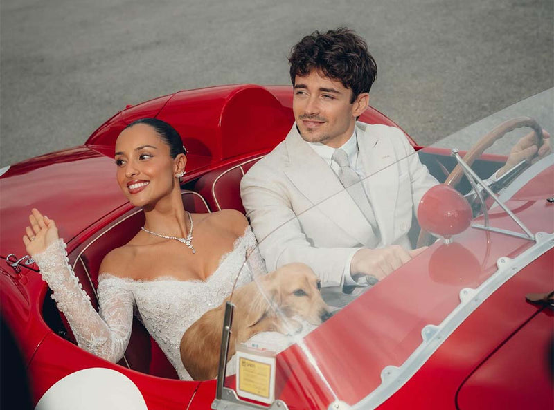 A Moment in Motion: Charles Leclerc’s Wedding Drive in a Testa Rossa