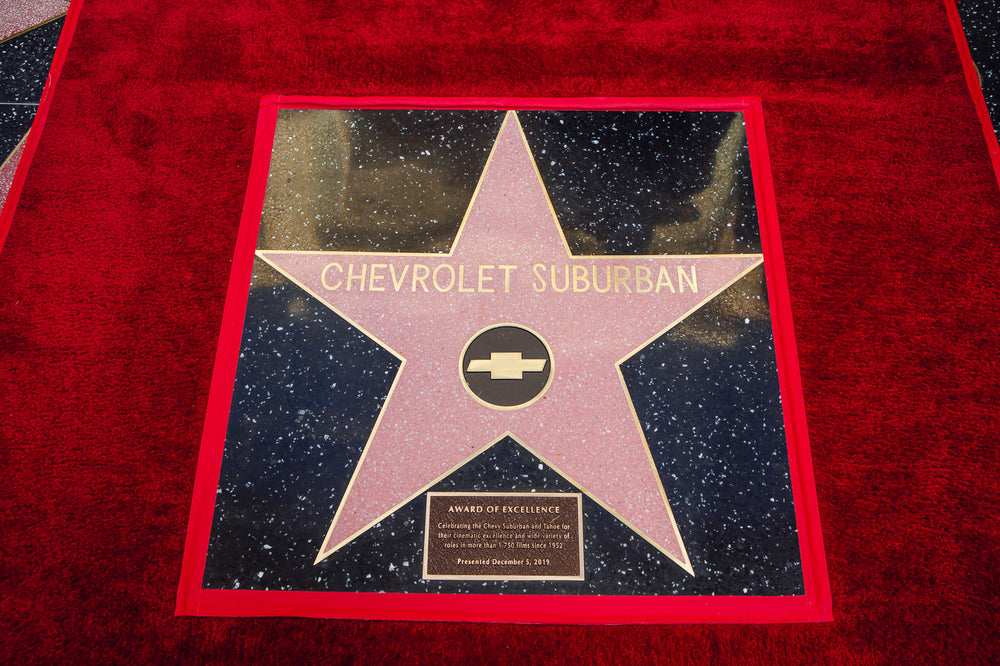 Chevrolet Suburban And Tahoe Get Star On Hollywood Walk of Fame