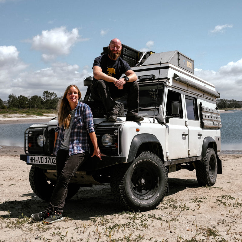 Jessi And The Bass: Meet The German Couple Traveling North America In A Defender
