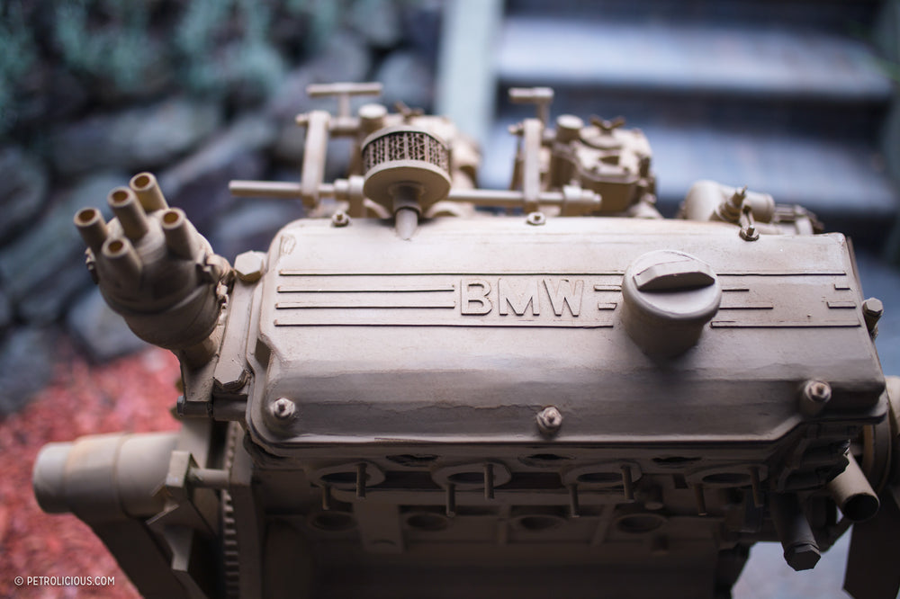 Pulp Friction: BMW Enthusiast Recreates The Iconic M10 Engine Out Of Cardboard