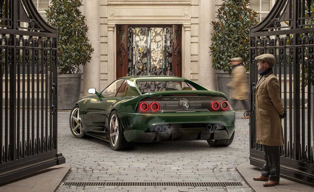 These Renders Of A Modified 348 Are One Company's Idea Of What The 'Peak Analog Ferrari V8' Will Look Like