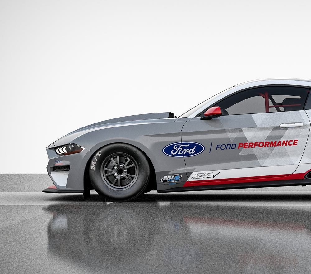Ford Debuts All-Electric Mustang Cobra Jet 1400 Drag Car