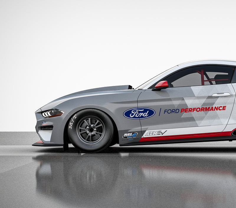 Ford Debuts All-Electric Mustang Cobra Jet 1400 Drag Car