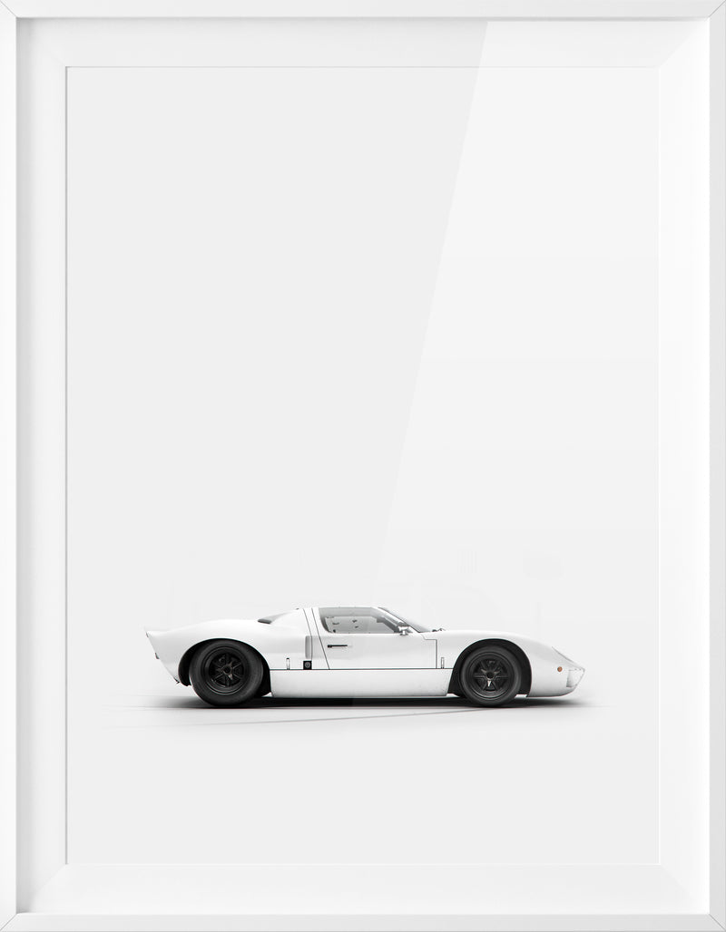 These Prints Show The Ford GT40 As A Pure And Simple Racing Legend