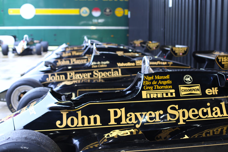 This Is The Biggest Ever Gathering of John Player Special Lotus Formula 1 Cars