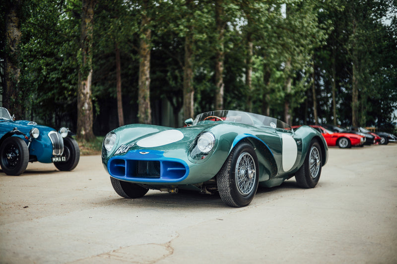 Driving Aston Martin DB3S/10 Through The English Countryside