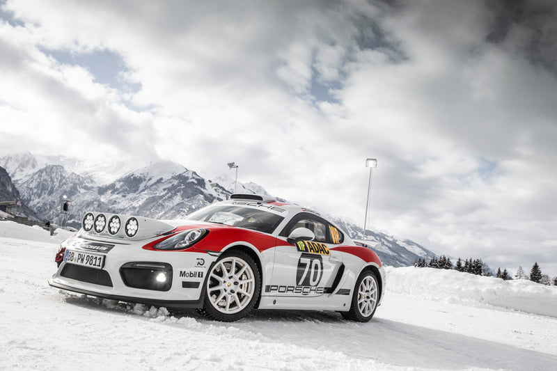 Porsche Rally Concept Gets To Play On The Ice And Snow In Austria