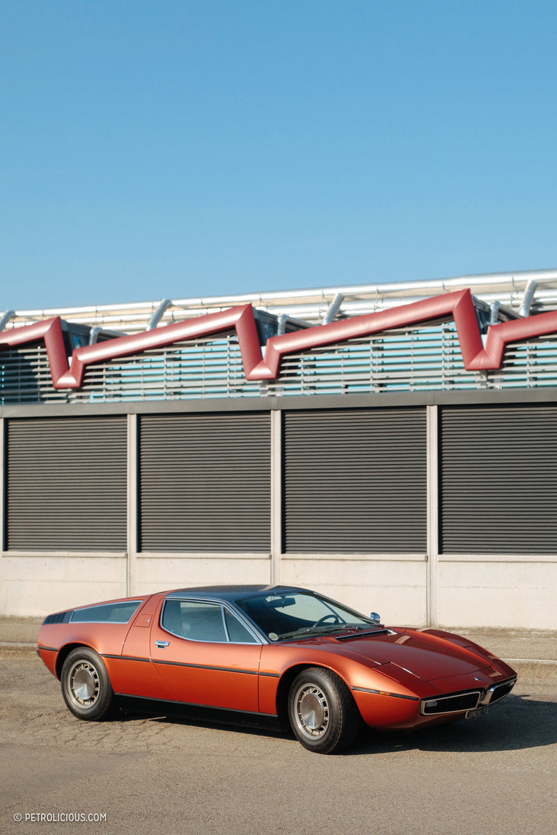 This 1973 Maserati Bora 4700 Is A Beautiful Bronze Sculpture