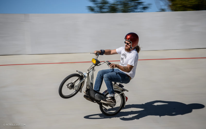 Banked Turns, 50cc Motors, And Good Vibes Reverberate At Mopedmetal