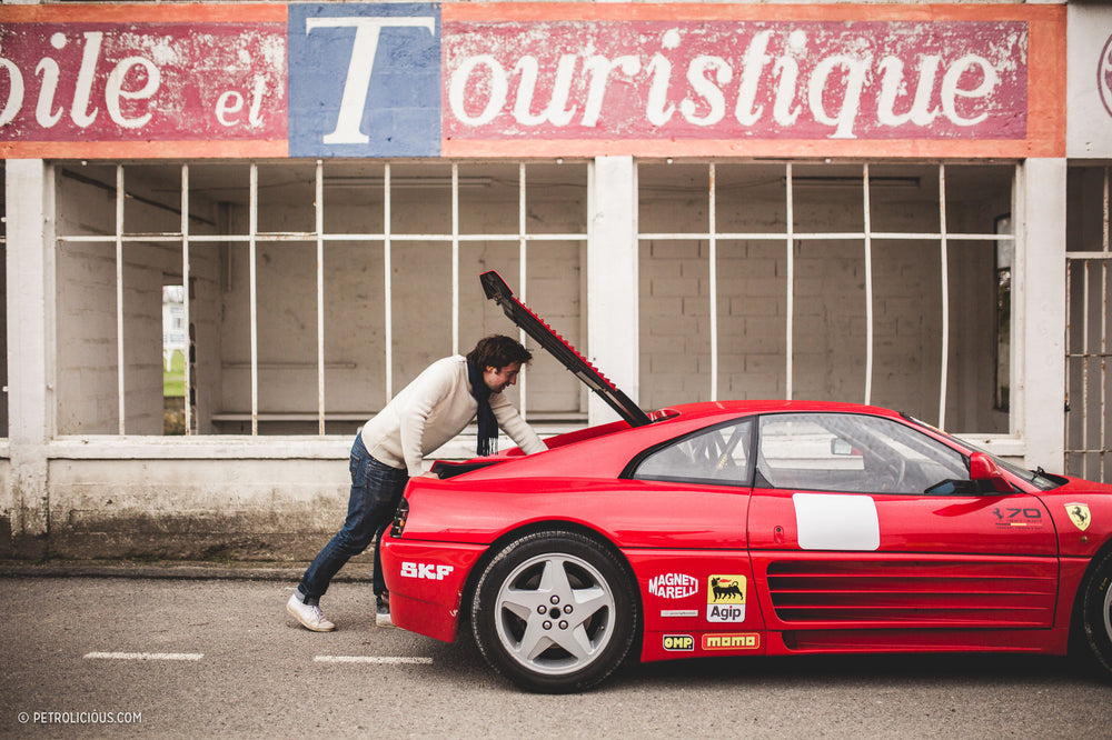 Florian Turned His Scale Model Into A Full-Size Ferrari 348 Challenge