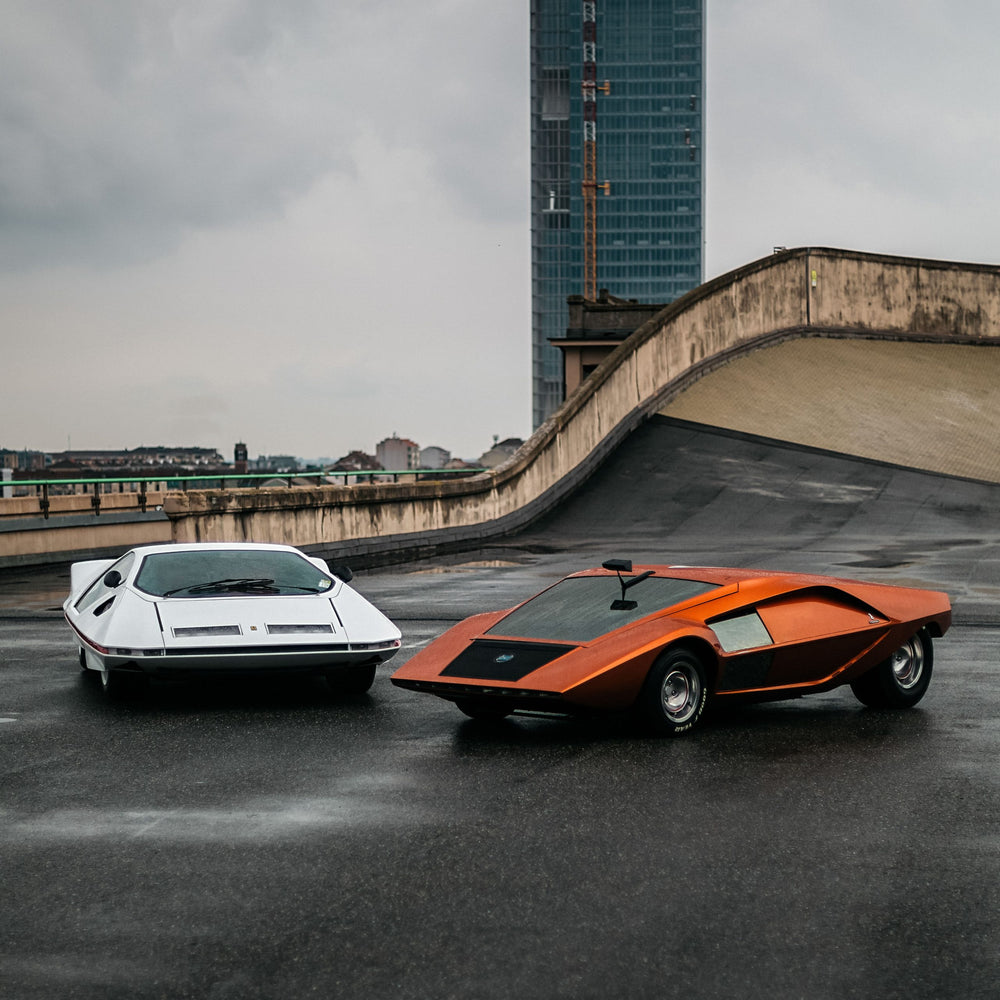 Rooftop Rendezvous: The Ferrari 512S Pininfarina Modulo & Lancia Stratos Zero Meet In Turin