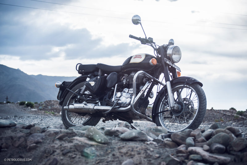A Royal Enfield Motorcycle Is The Perfect Himalayan Transporter