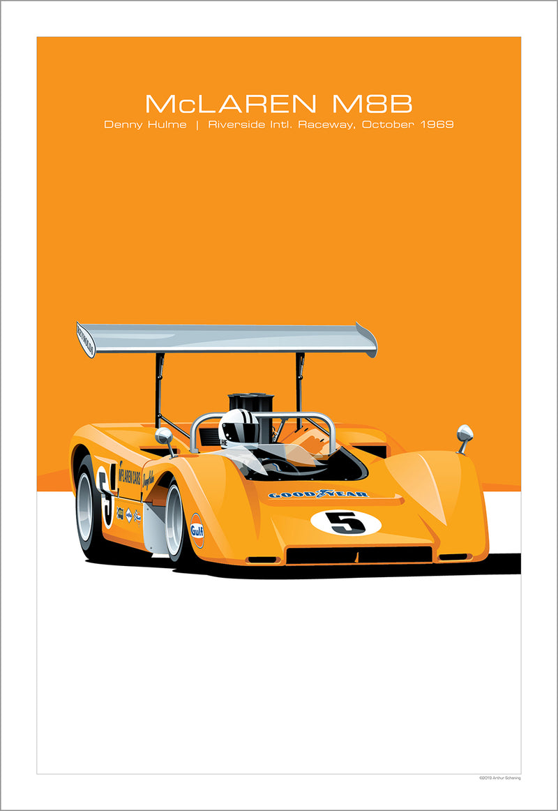 Motorsport Meets Pop Art: 6 Can-Am Race Car Prints Have Been Added To The Shop