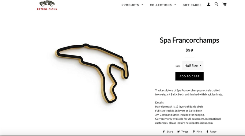 Linear Edge Race Track Sculptures Have Been Added To The Shop