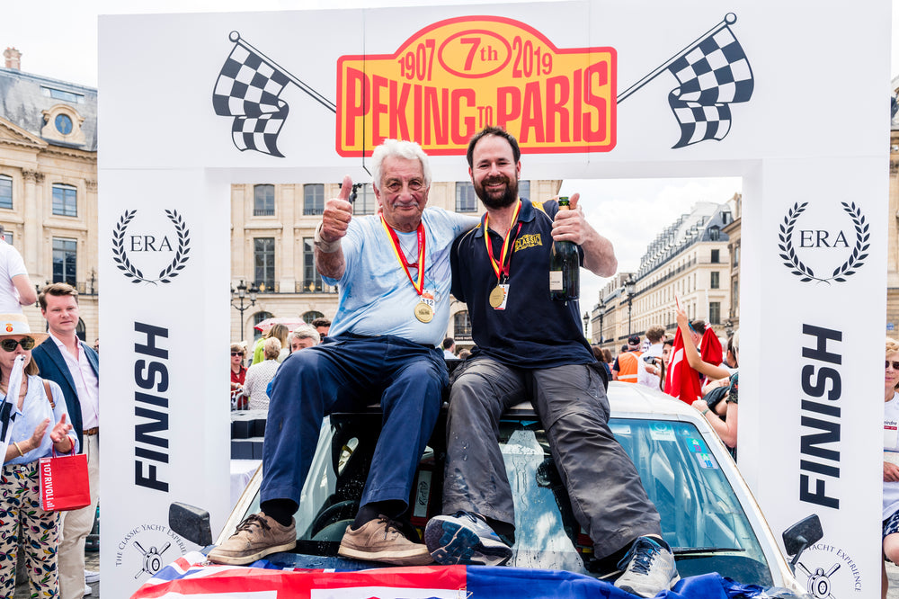 The Gruelling 8500-Mile Peking To Paris Motor Challenge Was Won By An 87-Year-Old In A 1974 Leyland P76!