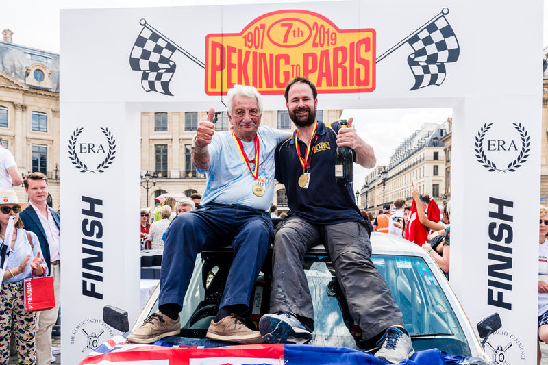 The Gruelling 8500-Mile Peking To Paris Motor Challenge Was Won By An 87-Year-Old In A 1974 Leyland P76!