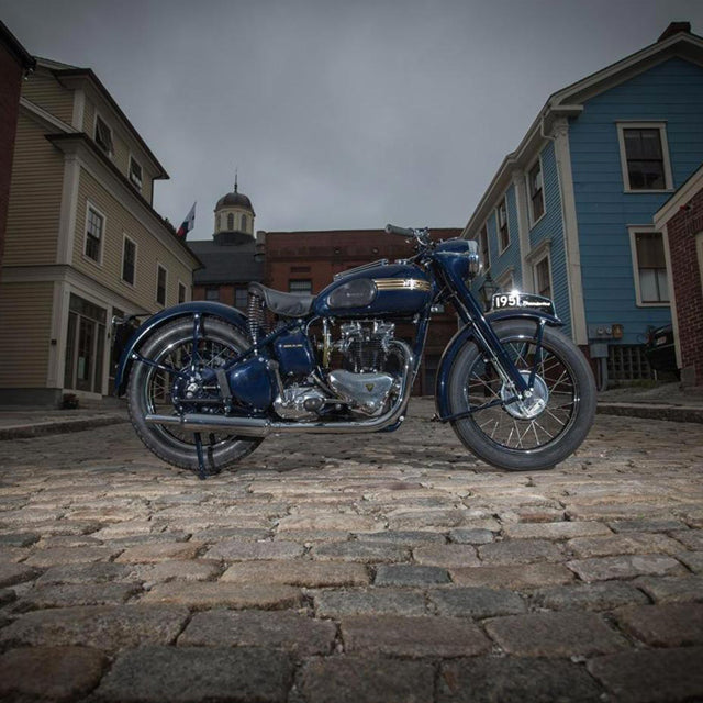 A Triumph Thunderbird Bluebird Brought Back from the Dead