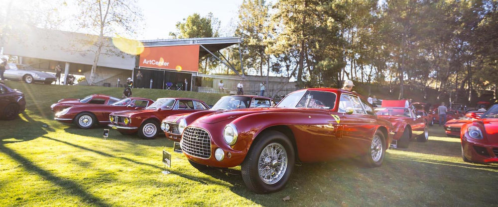 Inside The Art Center Design Car Show