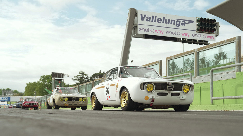 Peter Praller Wins the Alfa Revival Cup 2024 First Round In the Rain at Vallelunga