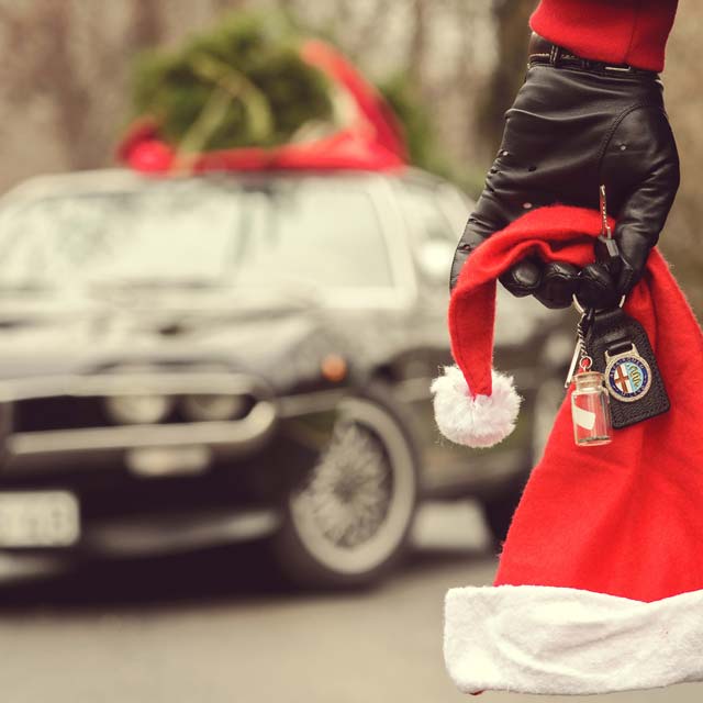 An Alfa Romeo Montreal Is Santa’s Last Ride