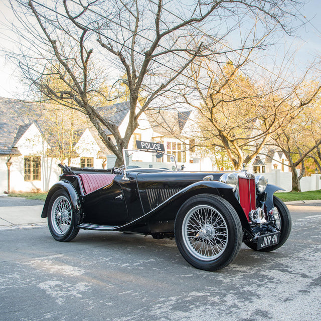 An MG TC Is A Police Car Fit For Captain Slow
