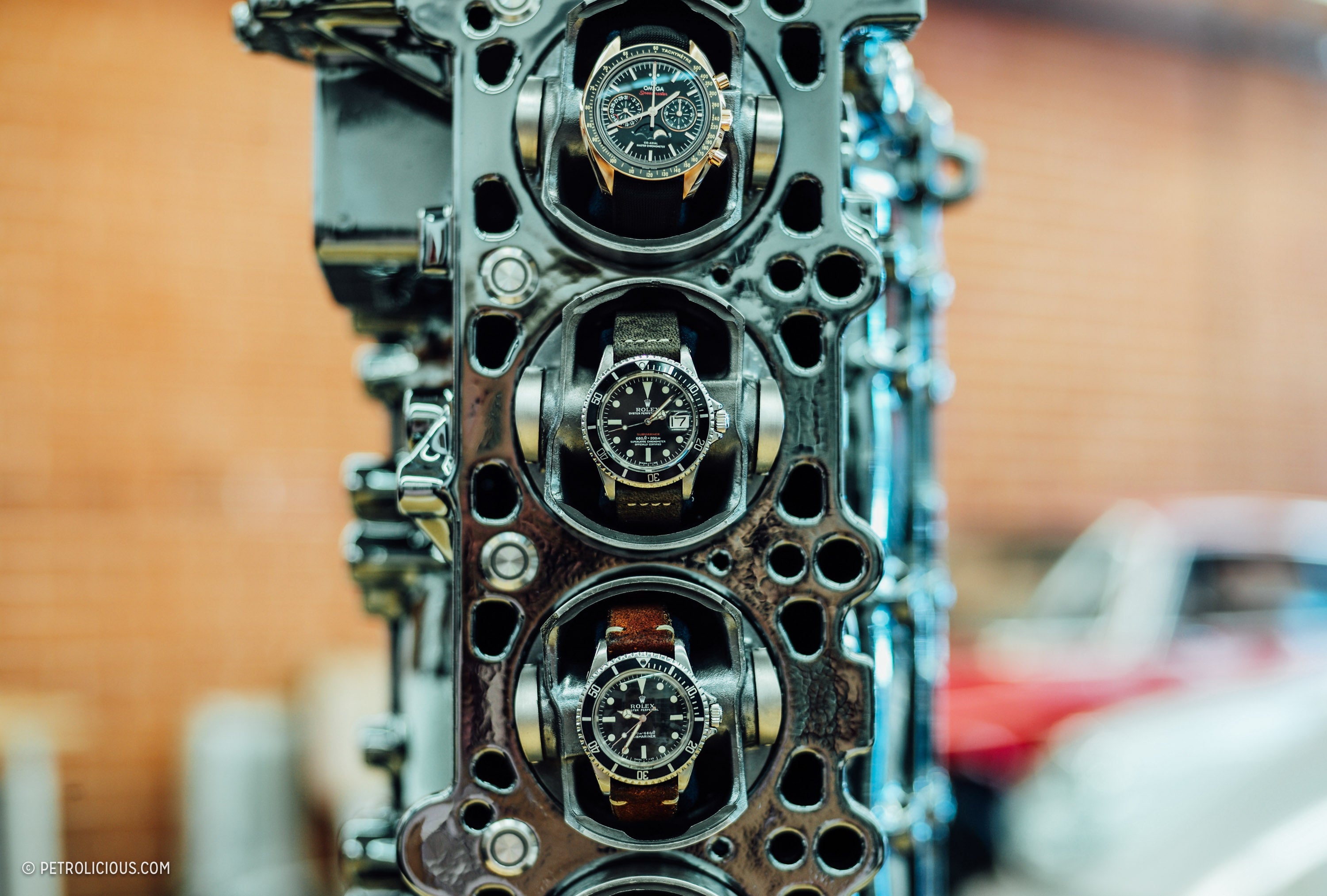 Winder Engine Rig This Automatic Watch Winder Is Built Into An E36 M3 Engine Block ...