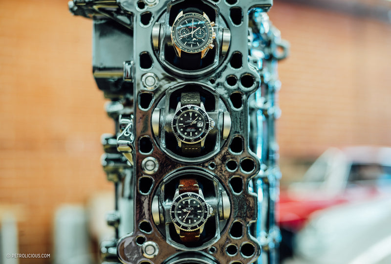 This Automatic Watch Winder Is Built Into An E36 M3 Engine Block
