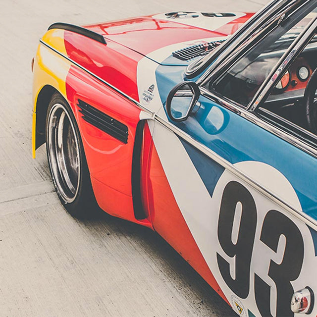 BMW 3.0CSL is a Speeding Art Exhibit