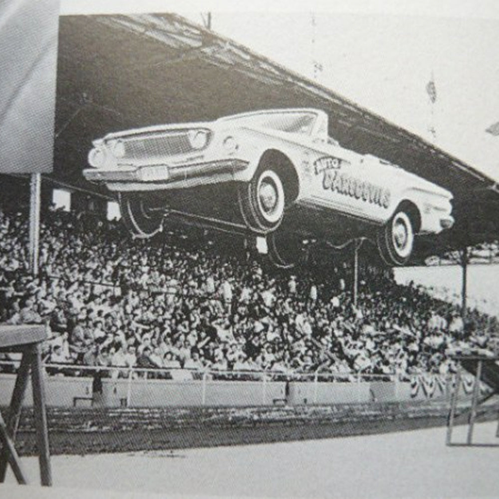 Stunt Drivers Perform at 1964 World's Fair
