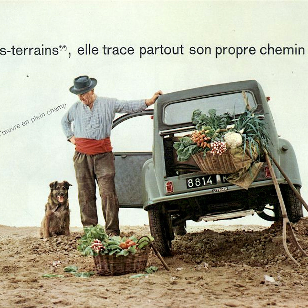 Creative 1963 2CV Brochures Sell "The Car that Frees You"