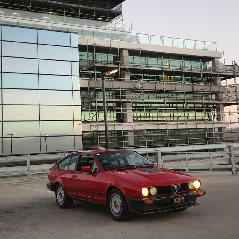 Driving an Upside-Down Alfa Romeo is Thrilling
